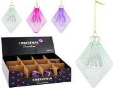 PENDENTE VETRO DIAMANTE 9CM 3A