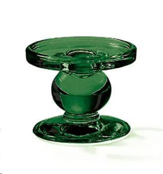 PORTA CANDELA HOLDER SMALL DARK GREEN