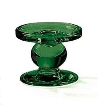 PORTA CANDELA HOLDER SMALL DARK GREEN