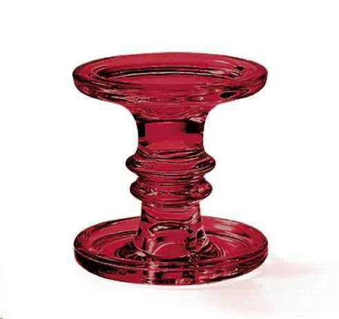 PORTA CANDELA HOLDER BIG RED