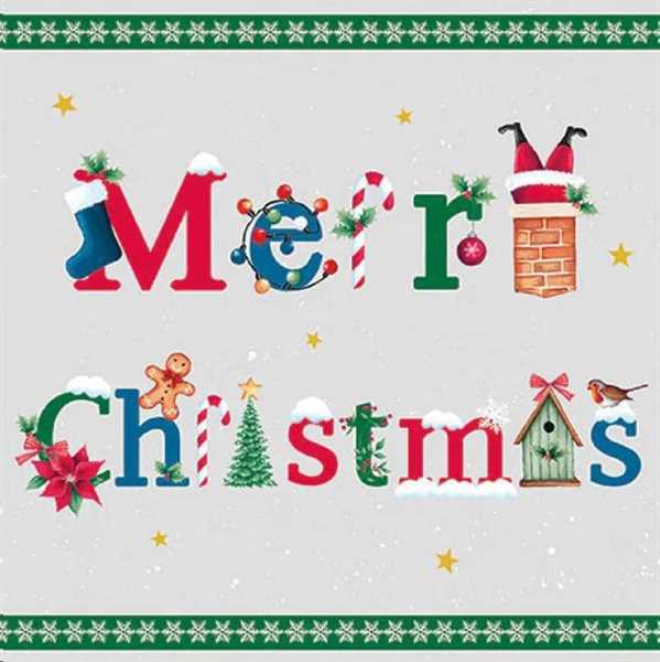 CONF.20 TOVAGLIOLI MERRY MESSAGE GREEN FSC MIX