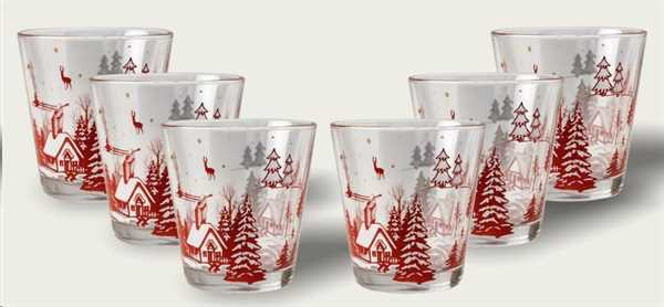 SET 6 BICCHIERI CHRISTMAS NORDIC 25CL