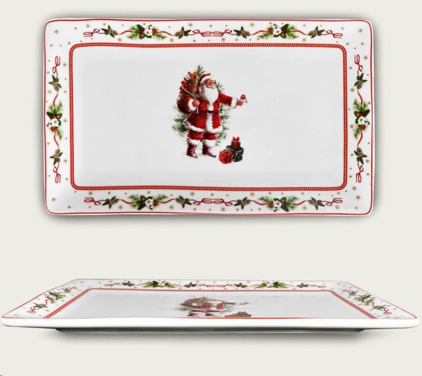 VASSOIO SANTA CLAUS CM27X16