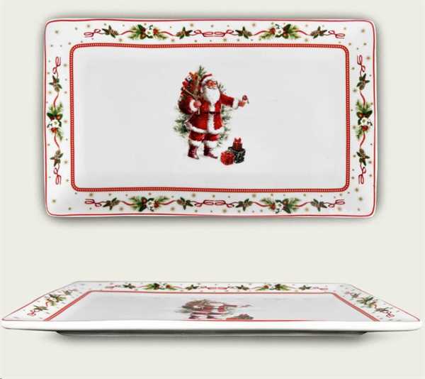 VASSOIO SANTA CLAUS CM27X16