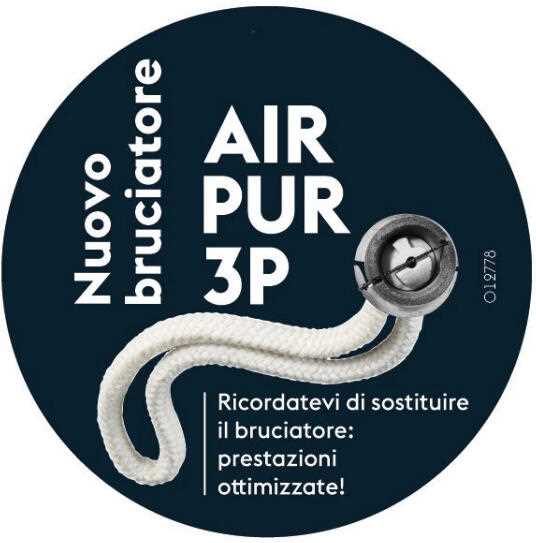 NUOVO RICAMBIO STOPPINO BRUCIATORE - AIR PUR 3P
