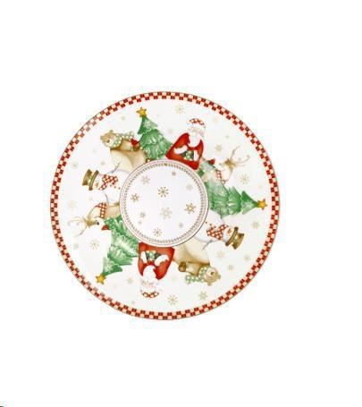 PIATTO PANETTONE RACCONTI PORCELLANA