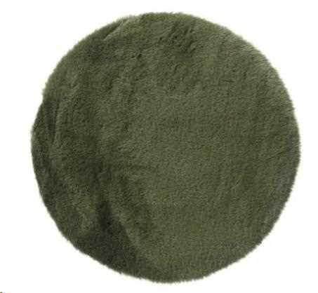 TAPPETO VERDE ROTONDO IN POLIESTERE D.38CM