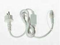 CAVO ALIMENTAZIONE SERIE LED AC/DC 6A L1,5M.BIANCO