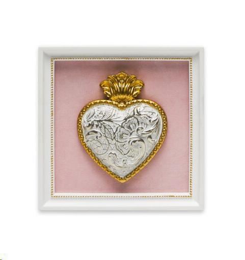 CORNICE QUADRO ROSA CM.13 TON COEUR