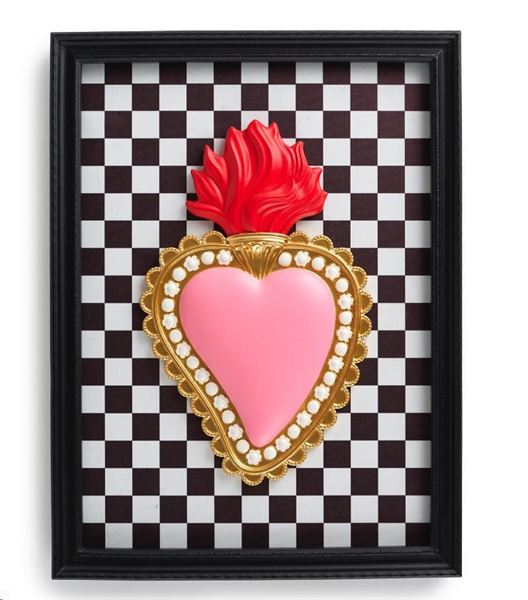 CORNICE RETT.C/CUORE E QUADRETTI CM.40X30