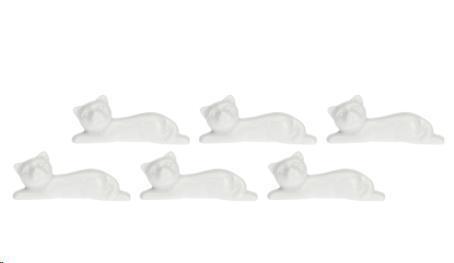 CONFEZIONE 6 PZ APPOGGIA POSATE GATTO FATTORIA