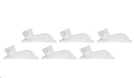 CONFEZIONE 6 PZ APPOGGIA POSATE GATTO FATTORIA