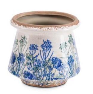 VASO CACHEPOT EDEN CM.Ø20,5X18H BLU