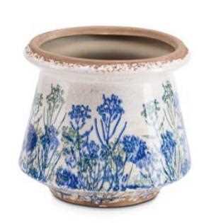 VASO CACHEPOT EDEN CM.Ø20,5X18H BLU