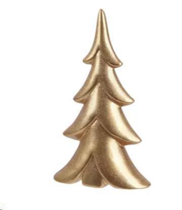 ALBERO IN TERRACOTTA ORO CM7.5X17.5XH.30