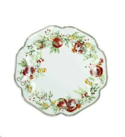 PIATTO SMERLATO CAROL PORCELLANA D.CM30