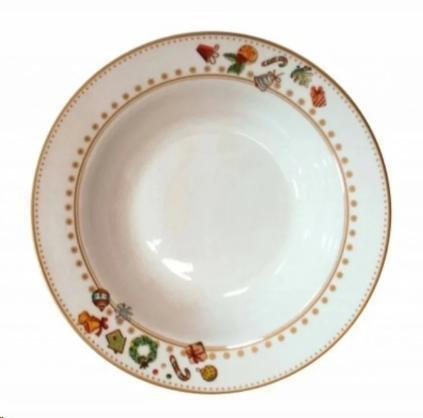 PIATTO FONDO CHICCHI E BALOCCHI PORCELLANA