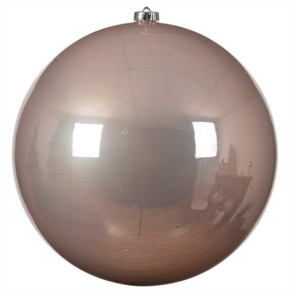 SFERA SHINY NATALE PLASTICA DIA14CM BLUSH PINK