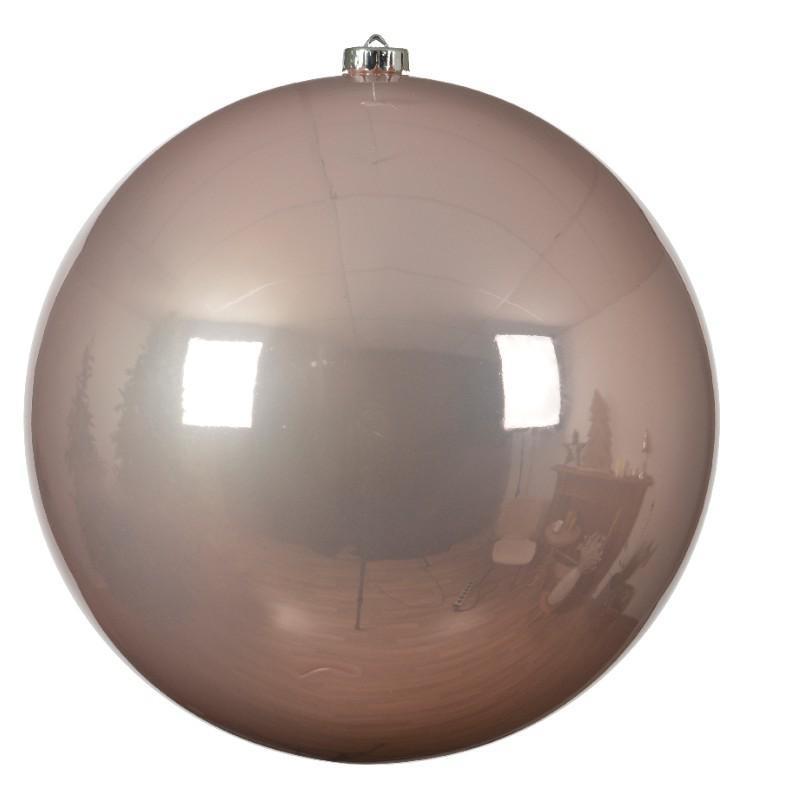 SFERA SHINY NATALE PLASTICA DIA20CM BLUSH PINK