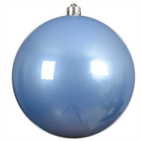 SFERA SHINY NATALE PLASTICA DIA14CM SKY BLUE
