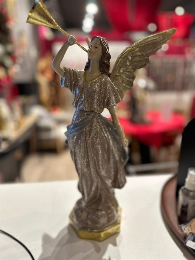 ANGELO CON STRUMENTO/CORNO, 2 ASS. D.21X41CM