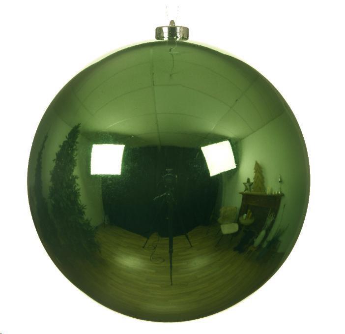 SFERA SHINY NATALE PLASTICA DIA20CM MISTLETOE GREEN