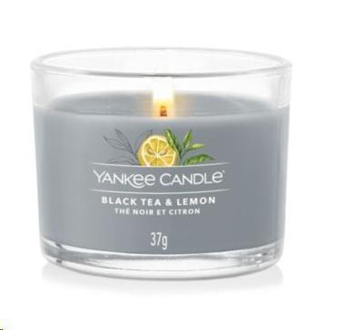 FILLED VOTIVE BLACK TEA & LEMON