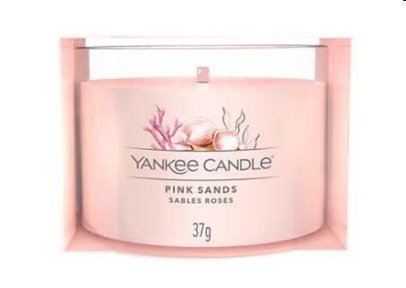 FILLED VOTIVE PINK SANDS