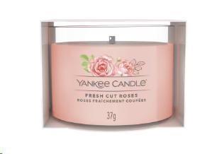 FILLED VOTIVE FRWESH CUT ROSES