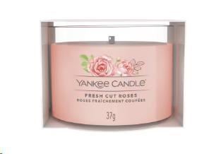 FILLED VOTIVE FRWESH CUT ROSES