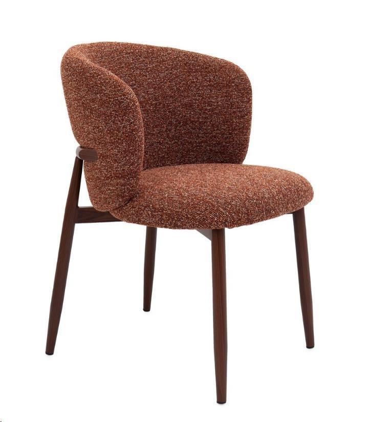 SEDIA AMALIA NOCE/TERRACOTTA