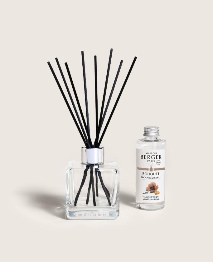 BOUQUET CUBE CON BASTONCINI - Velours d'Orient 100ml