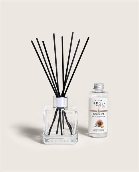 BOUQUET CUBE CON BASTONCINI - Velours d'Orient 100ml