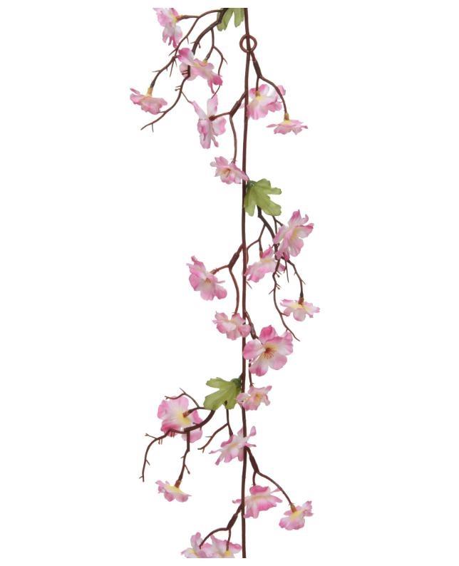 BLOSSOM POLY PEACH BLOSSOM GARLAND SOFT PINK 15CMX8CMXH.187C