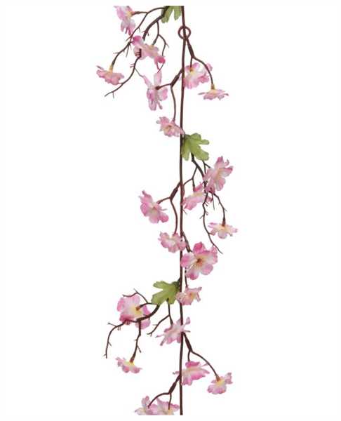 BLOSSOM POLY PEACH BLOSSOM GARLAND SOFT PINK 15CMX8CMXH.187C