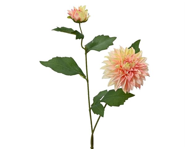 DALIA IN POLIESTERE CM.66H. ROSA/GIALLO