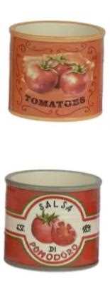 PLANTER DOLOMITE SHINY DECALL 2ASS  D.9.80XH8.60CM