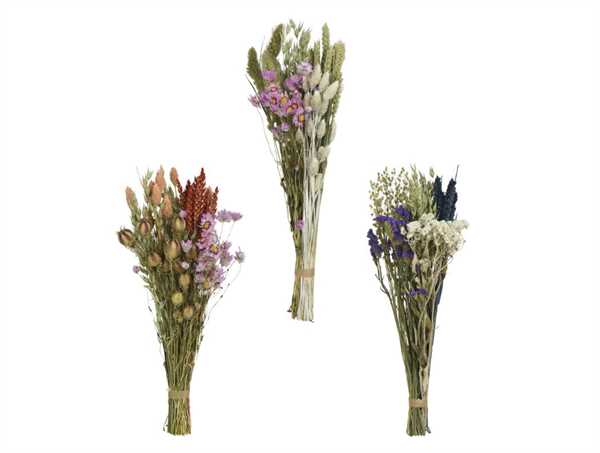 FLOWER DRIED FLOWER MIX ON STEM 3ASS 40CMX20CMXH.40CM