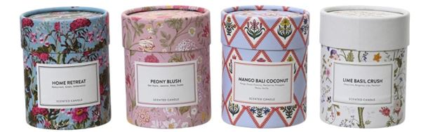 CANDLE WAX 4ASS  D.9CMXH.11.5CM