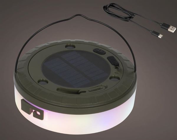 CATENA LUCI SOLARE 136 LED MULTIFUNZIONE 10MT AVVOLGIBILE