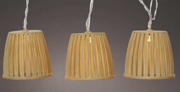 CATENA SOLAR 10 LUCI FISSE BIANCO NATURALE/CALDO CM 450XH.7