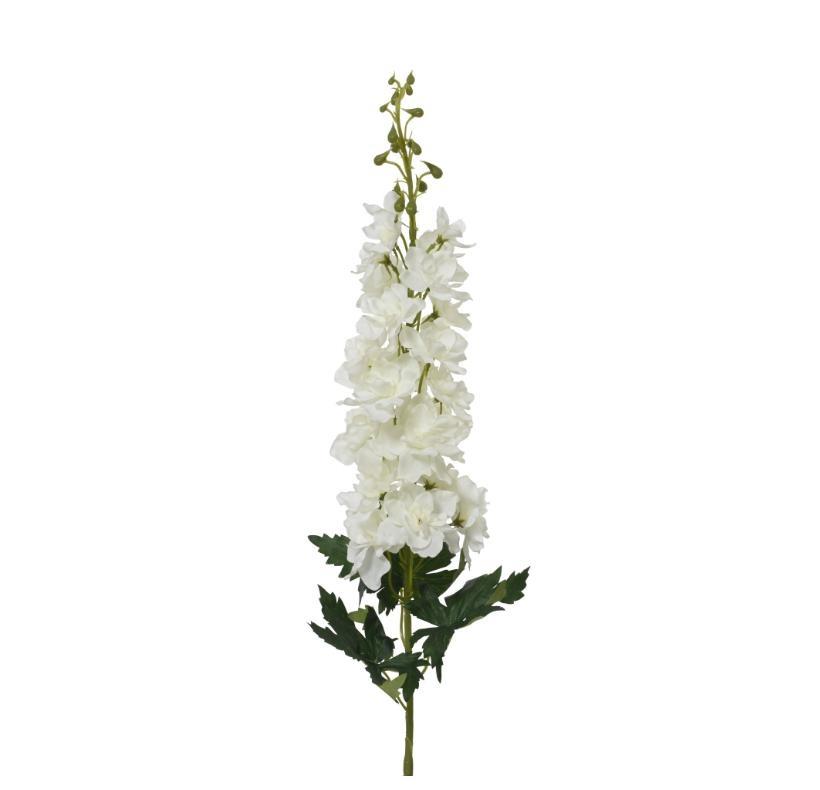 DELPHINIUM ON STEM POLY SPRAY CREAM 19CMX11CMXH.93CM