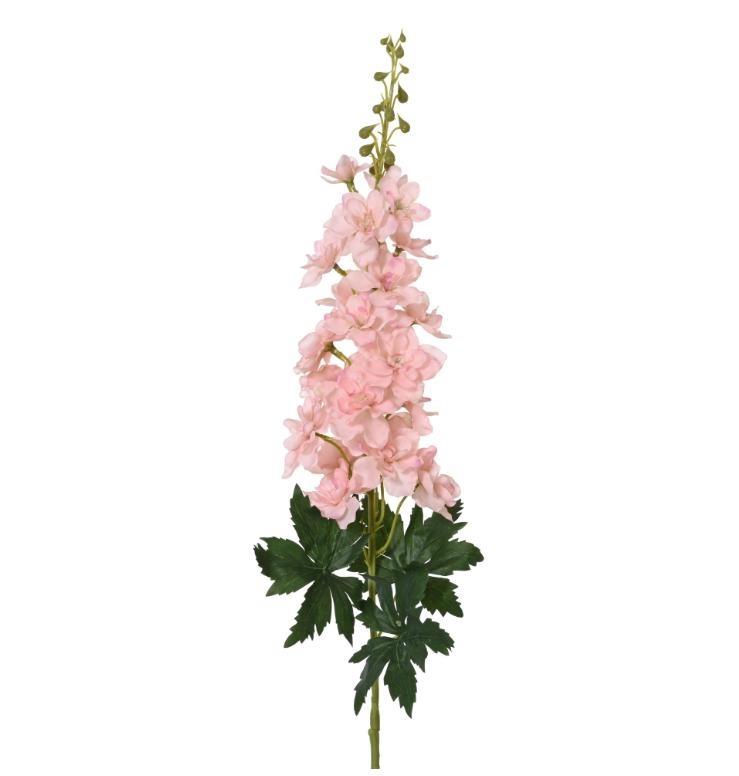 DELPHINIUM ON STEM POLY SPRAY PEACH 19CMX11CMXH.93CM
