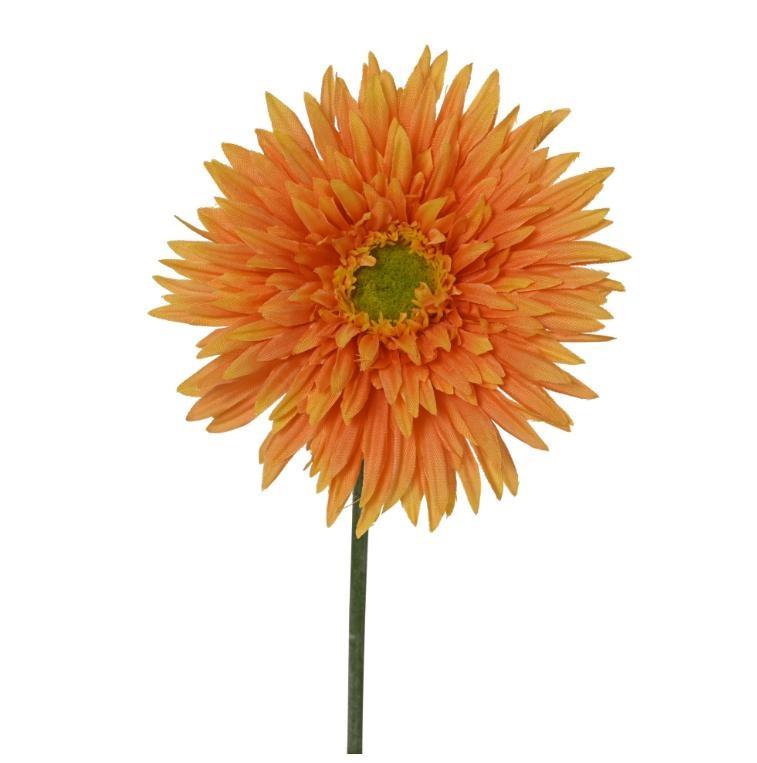 CHRYSANTHEMUM POLY ORANGE D.12CMXH.54CM