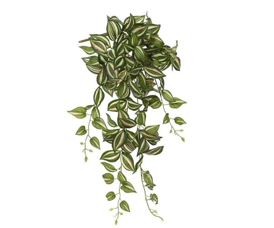 BUSH POLY TRADESCANTIA GREEN/COLOUR 32CMX25CMXH.80CM