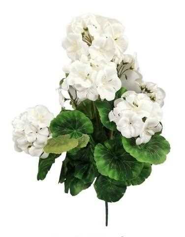 GERANEO BUSH X9 45CM BIANCO