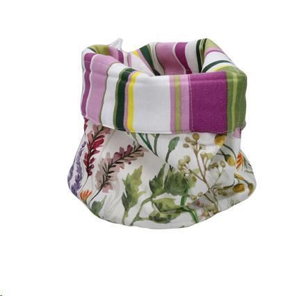 CESTINO TONDO RISVEGLIO RIGHE/ALLOVER DIAM.18X23