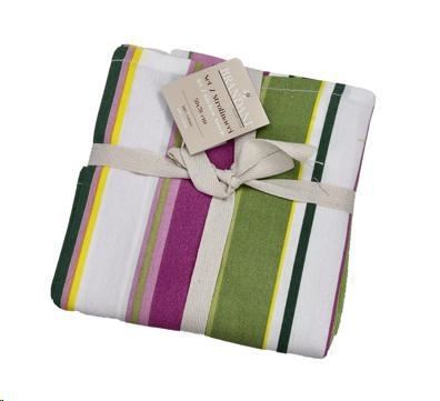 SET 2 STROFINACCI RISVEGLIO RIGHE/NIDO D'APE 50X70