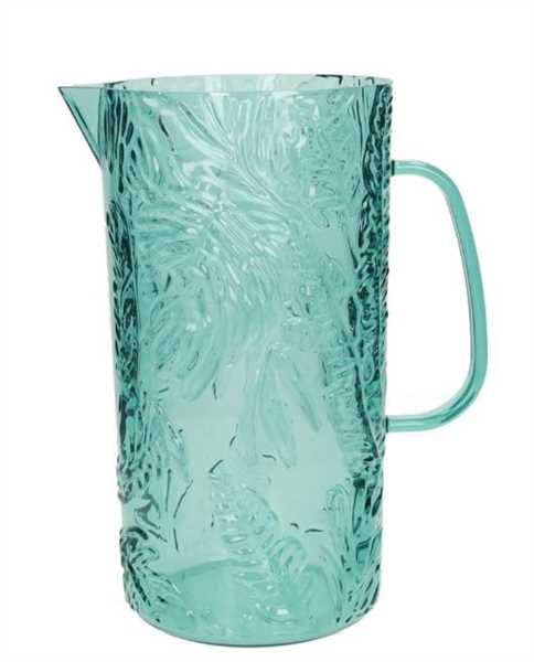 CARAFFA TROPICAL PETROLIO ACRILICO CM 13X18,5X24