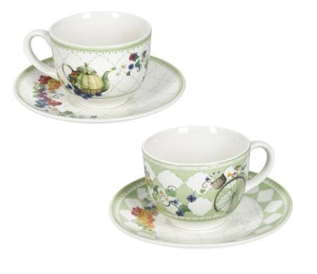 TAZZINA CAFFE' WONDERLAND SET 2 PZ NEW BONE CHINA